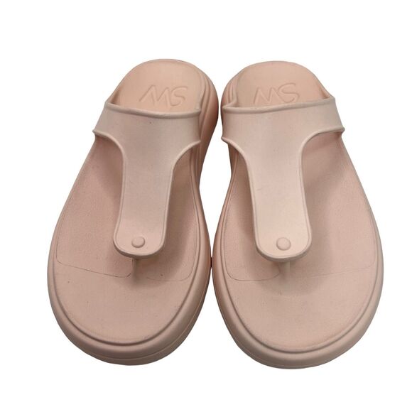 Stuart Weitzman Women Stuflex T-Strap Slide Sandals Size 5 - Picture 3 of 9